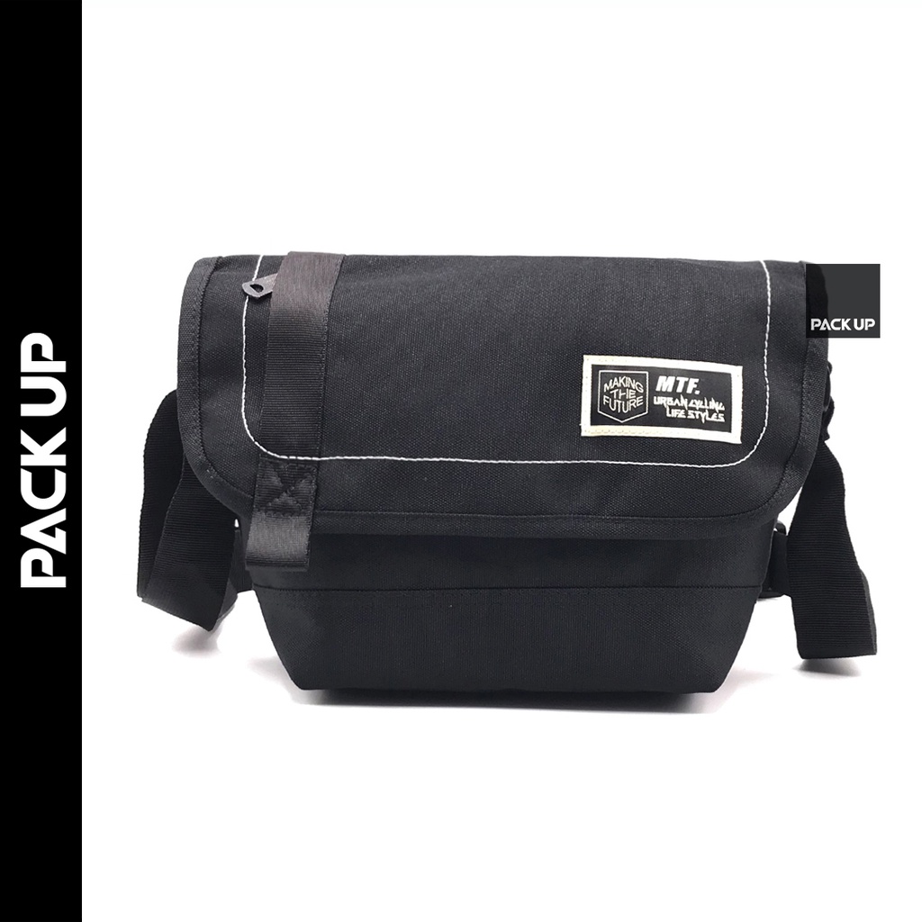 𝗣𝗔𝗖𝗞 𝗨𝗣 กระเป๋าสะพาย MTF รุ่น 6068 (สีดำ)