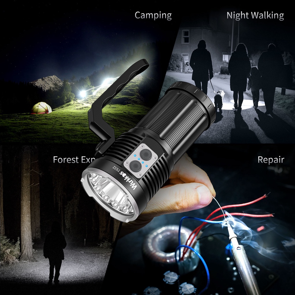 Wurkkos ด้ามจับไฟฉาย สําหรับตั้งแคมป์ TS32 - รูปที่ 3