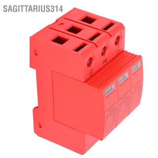 Sagittarius314 อุปกรณ์ป้องกันไฟกระชาก 3P40KA DC1000V ตัวป้องกันไฟฟ้าโซลาร์เซลล์ Arrester Circuit Breaker