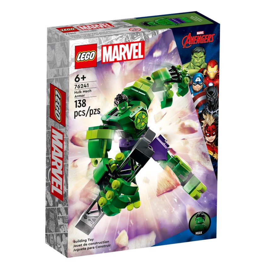 LEGO® Marvel Hulk Mech Armor 76241