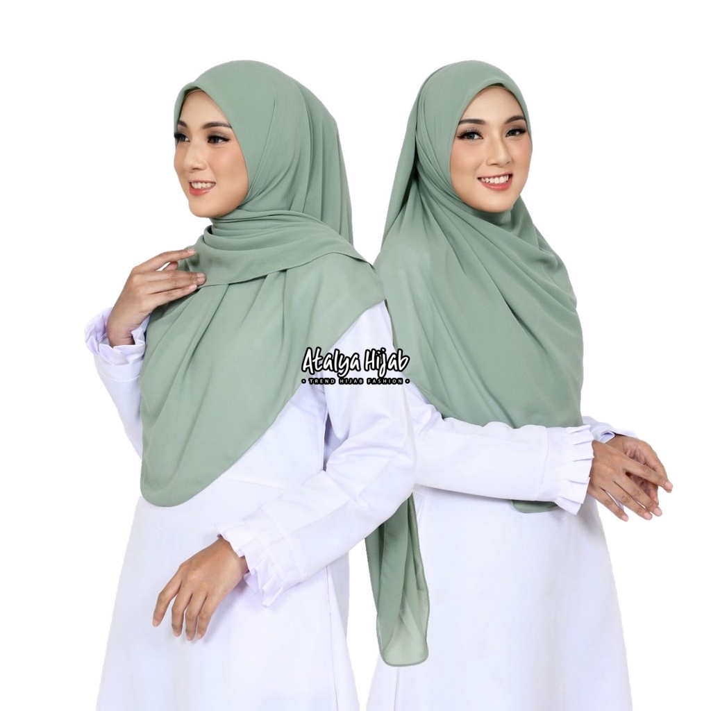 Curve Scarf Syari set Hijab Square / ผ้าพันคอชาติพันธุ์