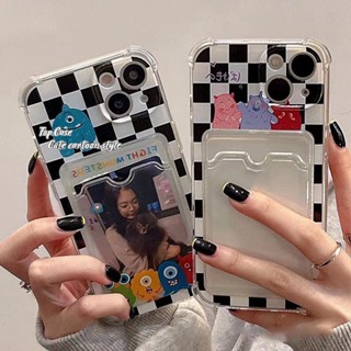 เคสโทรศัพท์มือถือแบบนิ่ม ใส พร้อมช่องใส่บัตร สําหรับ เข้ากันได้ Samsung A23 A33 A34 A54 A53 A73 M23 A04 A03 A13 A04s A03s A02 A14 A12 A52 A52s A22 A32 S21 S22 S23 Plus Ultra A51 A71 A50 A50s A30s A30 A20