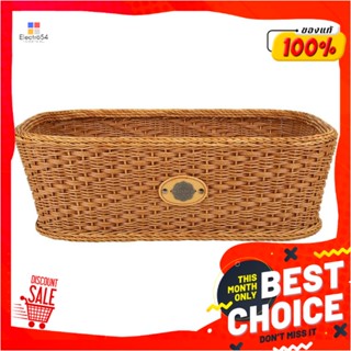 LAUNDRY ตะกร้าผ้าเหลี่ยม MONARCH 54x28x18 ซม. สีน้ำตาลLAUNDRY BASKET MONARCH NATURE 54X28X18CM