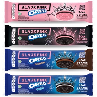 โอรีโอ แบล็คพิ้งค์ Oreo x BLACKPINK คละลายเซ็นบนห่อ