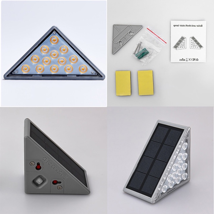 【จัดส่งฟรี】โคมไฟ LED พลังงานแสงอาทิตย์ กันน้ํา กันขโมย ให้ความอบอุ่น สําหรับตกแต่งบ้าน และสวน โคมไฟขั้นบันไดพลังงานแสงอาทิตย์ ราคา ถูกที่สุด ดีลบีเคเค แกลเลอรีภาพที่ 8
