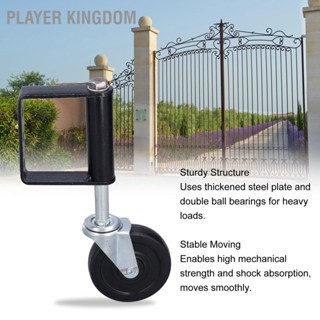 Player kingdom สปริงโหลดล้อประตู Caster 4in 3 Hole Heavy Duty ประตูอุปกรณ์เสริมสำหรับ Home Factory