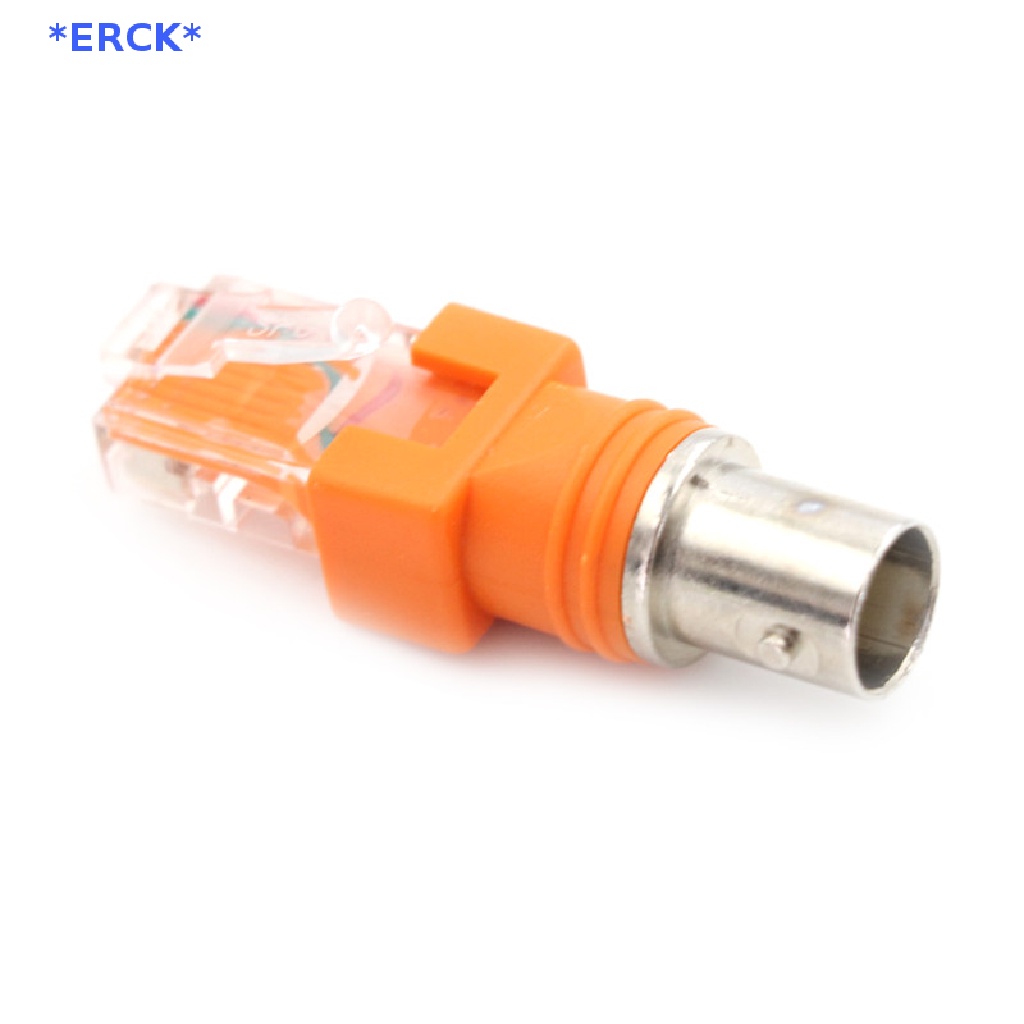 Erck> อะแดปเตอร์เชื่อมต่อ BNC ตัวเมีย เป็น RJ45 ตัวผู้ RJ45 เป็น RF