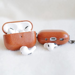 เคสหูฟังบลูทูธ หนังน้ํามัน ระดับไฮเอนด์ พร้อมหัวเข็มขัดโลหะ สําหรับ Airpods Pro2 Airpods 3rd 2 1