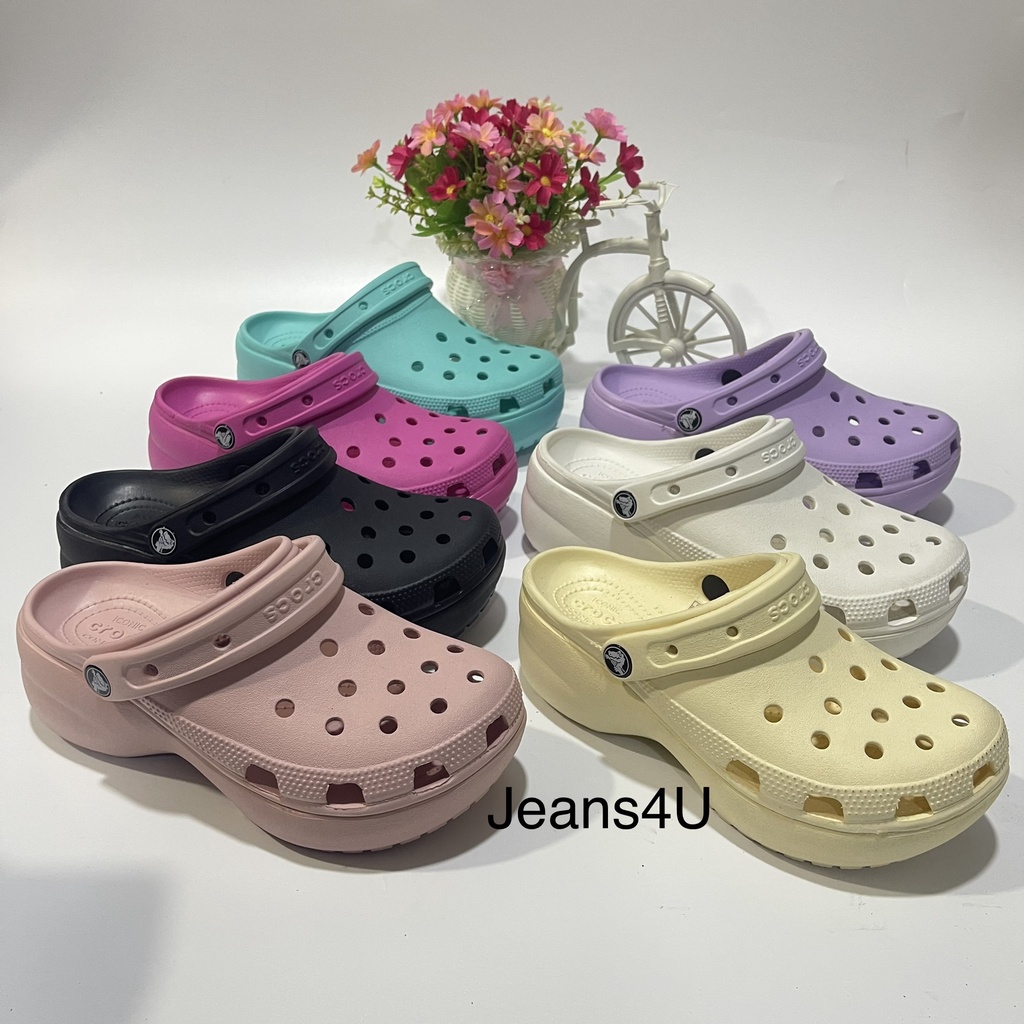 ใส่โค้ด [JANJAH] ลดเพิ่ม15% รองเท้าแตะ ผู้หญิง แบบสวม platform ส้นสูง ใหม่ สวย เบามาก ใส่สบาย ไซส์ 36----40 ราคาถูกใจ