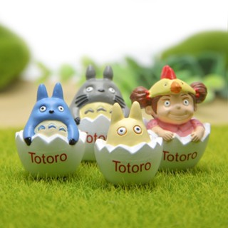 [Melody Forest] โมเดลตุ๊กตาเรซิ่น รูปการ์ตูนอนิเมะ My Neighbor Totoro Hayao Miyazaki EVB-White DIY สําหรับตกแต่งภูมิทัศน์