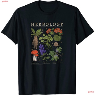 เสื้อยืดยอดนิยม Harry Potter Herbology Herb Refernce Grid T-Shirt Short sleeve T-shirts_07