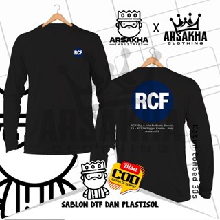 เสื้อยืดแขนยาว ผ้าฝ้าย พิมพ์ลาย RCF v2 Distro Combed 30S - Arsakha