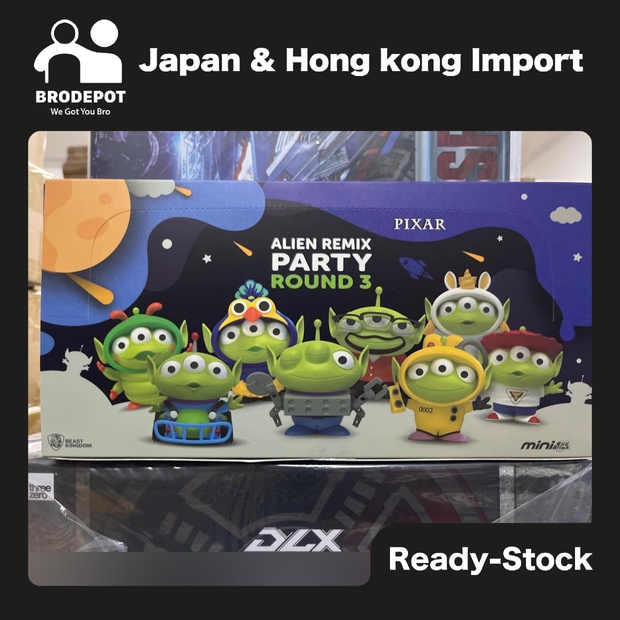 [Ready stock] Beast Kingdom MEA-050 Disney Pixar Toy Story : Alien Remix Party Round 3 blind box