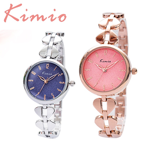 Kimio (คิมิโอ๊ะ) นาฬิกาข้อมือผู้หญิง รุ่น K6418S ของแท้ แถมฟรี!! กล่อง+หมอนรองนาฬิกา