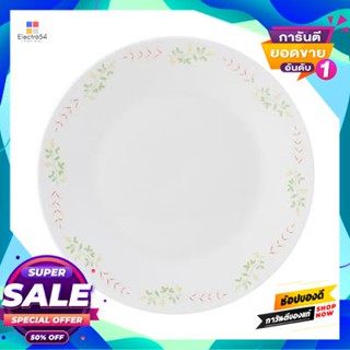 Dinner จานแบ่งพอร์ซเลน Flora Garlands Kassa Home รุ่น W21Hs8022 ขนาด 7.5 นิ้ว สีขาว - เขียวporcelain Dinner Plate Flora