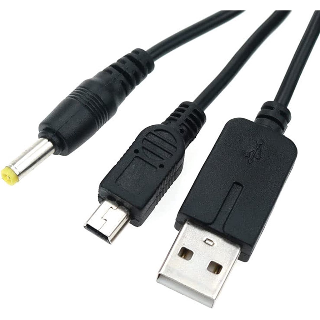 สายชาร์จ USB 2 in 1 สําหรับคอนโซล PSP 1000 2000 3000