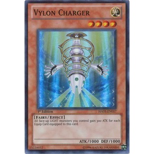 การ์ด Yugioh - TCG - เครื่องชาร์จ Vylon / HA05-EN017