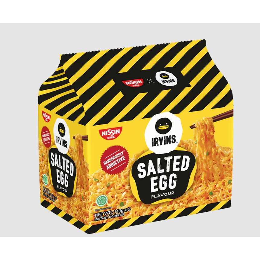NISSIN x IRVINS บะหมี่กึ่งสำเร็จรูปไข่เค็ม