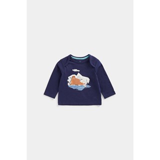 Mothercare Walrus Long-Sleeved T-Shirt CC651 เสื้อยืดเด็กทารก