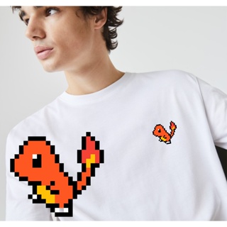 Pokemon Charmander Pixel Art Tee 神奇宝贝 小火龙 T恤 Adult Unisex Premium Cotton T-Shirts_07