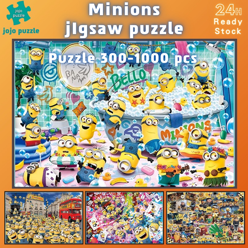 📣พร้อมส่ง📣【Minions】จิ๊กซอว์-300-1000-ชิ้น-จิ๊กซอว์ไม้ 1000 ชิ้น-จิ๊กซอ-จิ๊กซอว์ 500 ชิ้น-jigsaw puzzle-3🧩จิ๊กซอว์ 1000 ชิ้น สำหรับ ผู้ใหญ่ ตัวต่อจิ๊กซอว์ จิ๊กซอว์ การ์ตูน