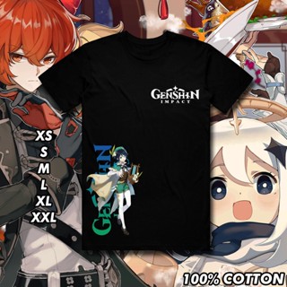 Genshin Impact Venti New Trend Fashion Games PC Mobile Nintendo Switch PS4 Gaming Shirt (G51)_03