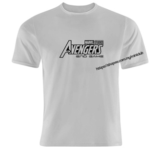 Avengers: Endgame (Code:1) Logo Custom Tshirt Tee Shirt WHITE COLOR (S-3XL)_02