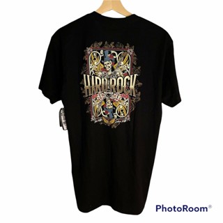 เสื้อยืด พิมพ์ลาย NWT Hard Rock Cafe Skeleton Poker King Playing Card สําหรับผู้ชาย 539108_07