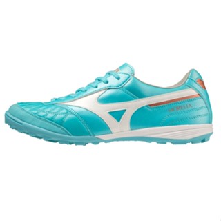 รองเท้าฟุตบอล 100 ปุ่มหนังเเท้ มิซูโน่ MIZUNO MORELIA SALA JAPAN TF - BLUE/WHITE