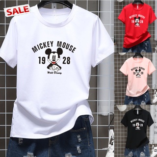 tdg Men Women T-shirt Tops Short Sleeve Cartoon Mouse Crew Neck Loose Couple Student Pullover_02