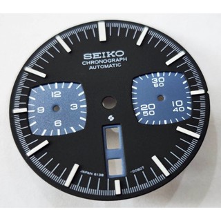 หน้าปัด Seiko Bullhead 6138-0040 มดดำ