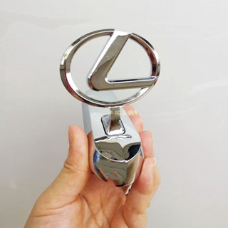 สติกเกอร์โลโก้ Lexus ด้านหน้า แบบโลหะ ดัดแปลง สําหรับติดตกแต่งรถยนต์