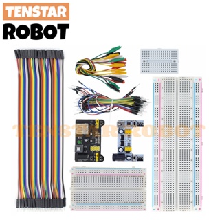 Mb-102 MB102 เบรดบอร์ด 400 830 Point 65 สายจัมเปอร์บัดกรี PCB บอร์ดทดสอบขนมปัง พัฒนาการ DIY สําหรับโมดูลพาวเวอร์ Arduino