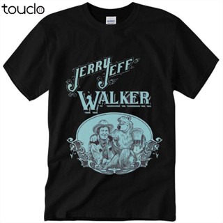 ใหม่ เสื้อยืดลําลอง แขนสั้น พิมพ์ลาย Jerry Jeff Walker Hi Buckaroos สําหรับผู้ชาย ไซซ์ S-3XL