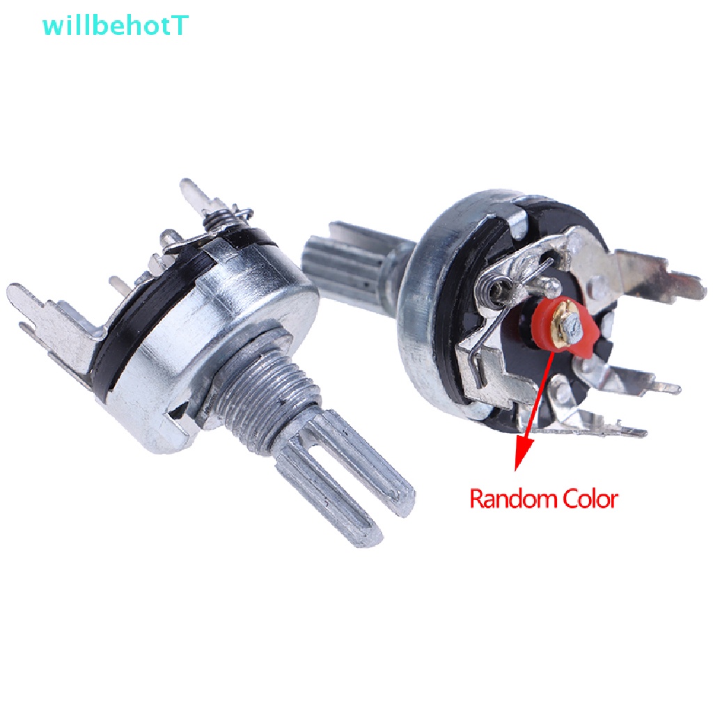 [WillbehotT] 5 ชิ้น RV17 พร้อม Potentiometer B1K 2K 5K 10K 20K 50K ความยาวจับ 15 มม.5Pin คาร์บอนฟิล์ม Potentiometer [ใหม่] - รูปที่ 3