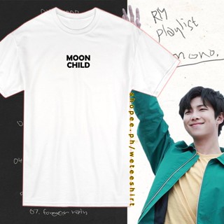 KPOP Bangtan Kim Namjoon Moon Child Minimalist T-Shirt Outfit / RM Playlist Mono / Army Merch Shirt