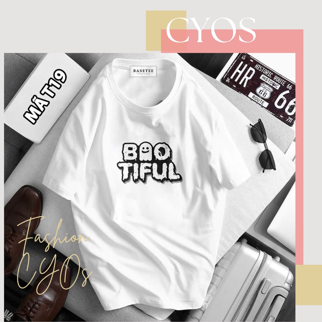 เสื้อยืด Unisex สําหรับผู้ชายและผู้หญิง CYOS - CY125 Oversize S-6XL Bigsize > 100kg พร้อมภาพเสื้อบุค