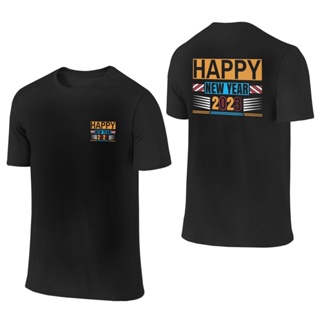 [S-5XL]ผ้าฝ้าย 100% Goodbye เสื้อยืดผ้าฝ้าย พิมพ์ลาย Hello 2023 Happy New Year (5) สําหรับผู้ชาย 2023