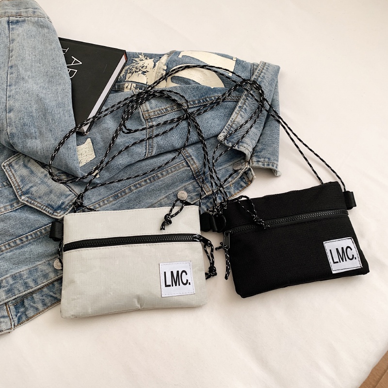 Sacoche LMC Bag กระเป๋าสายเชือก สะพายข้าง ใส่มือถือ งานแบรนด์