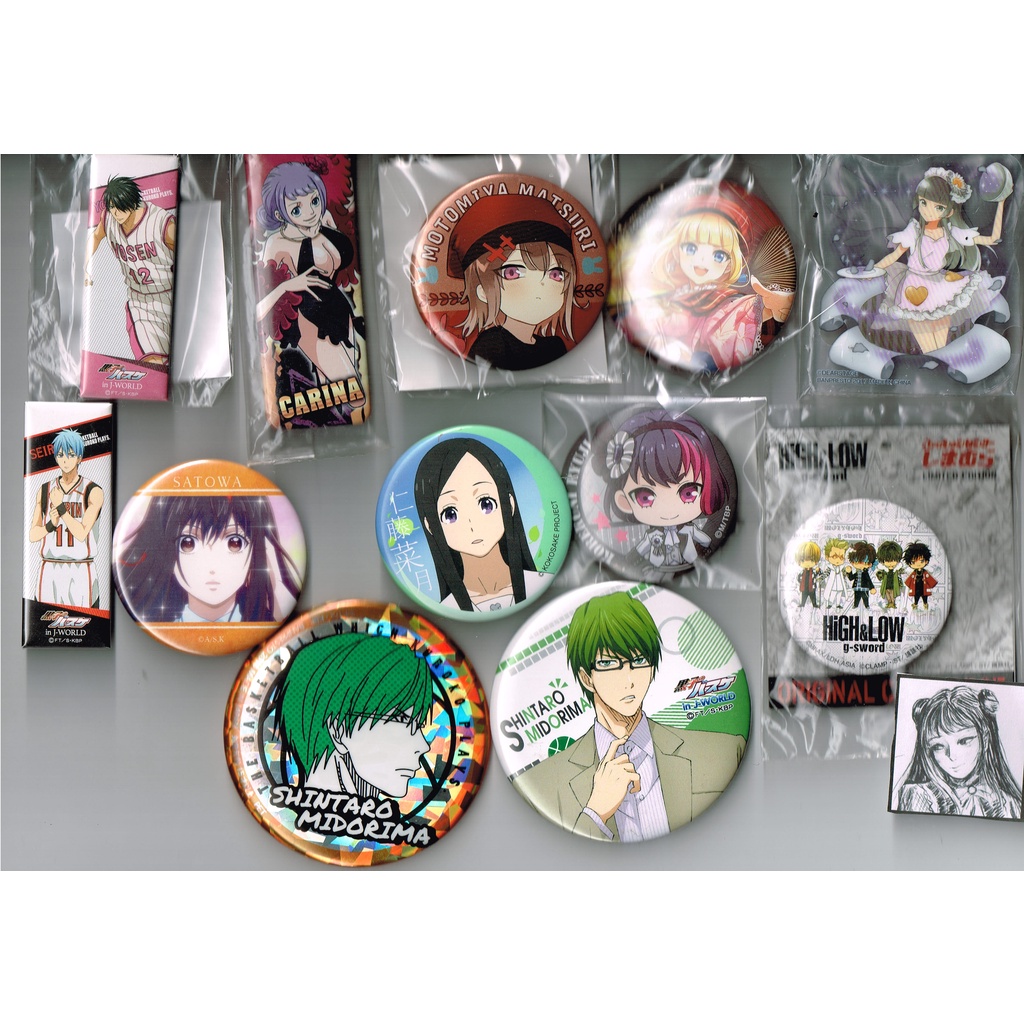 เข็มกลัดอนิเมะ Brooch Anime Collection  คละเรื่อง ลิขสิทธิ์แท้ทุกชิ้น ราคาน่ารัก