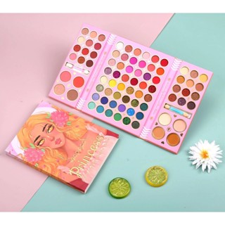 พาเลท ทาตา IGOODCO IG2961 Princess 80 Colors Eyeshadow and Tace Palette พาเลทอาแชโดว์ 80สี