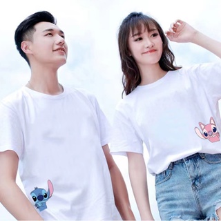 High Quality Cotton Print Couple T-shirt Korean T-shirt #06_02