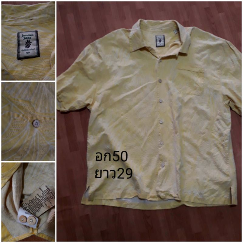 เสื้อฮาวาย เสื้อเชิ้ต Jamaica jaxx sz xxl