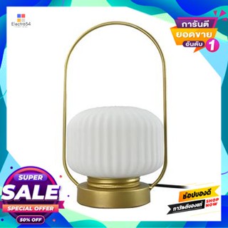 Lamp โคมไฟตั้งโต๊ะ (E27x1) LUZINO รุ่น L201109 สีขาว - ทองTable Lamp (E27x1) LUZINO L201109 White - Gold