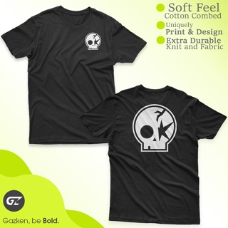 เสื้อยืด ผ้าฝ้าย พิมพ์ลาย One Ok Rock Skull Indie Rock Pop Music Combed Adem Reactive สําหรับผู้ชาย