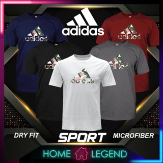 ‎️‍ ️‍ ADIDAS 16 Microfiber Shirt Tshirt Tee Sportswear Round Neck Quick Dry Baju Unisex Men Women_05