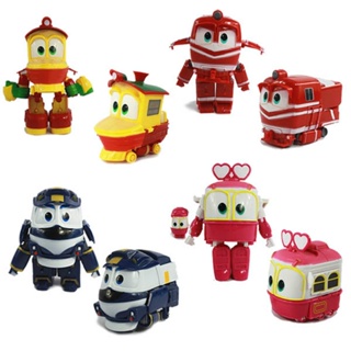 【In Stock】New Robot Trains RT KAY Transformer Transforming Train Figure Korean Animation Toy
