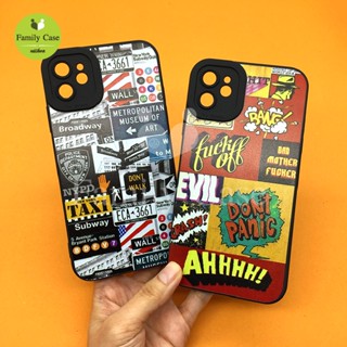 เคส F5/F7/F11 pro/Reno4 4g เคสมือถือนิ่ม TPU กันเลนส์กล้องนูนลายวินเทจ