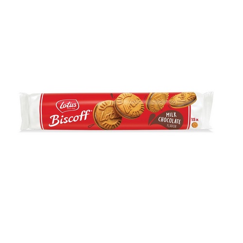 LOTUS BISCOFF CHOCOLATE SANDWICH 150g โลตัส บิสคอฟ ครีม คุกกี้ บิสกิต คุกกี้สอดไส้ช็อกโกแลต