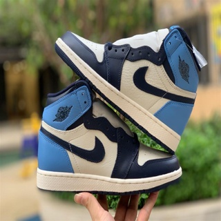 Air Jordan 1 Obsidian High Og 575441-140 คุณภาพสูง